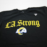 LA Rams Fanatics Short Sleeve Shirt Men's Black Used L TOPS-170679