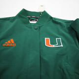 Miami Hurricanes adidas Jacket Women's Green New with Tags XS TOPS-170087