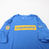 Los Angeles Chargers Nike Dri-Fit Short Sleeve Shirt Men's Blue Used-TOPS-170359