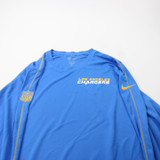 Los Angeles Angels Nike Dri-Fit Long Sleeve Shirt Men's Blue Used 2XL-TOPS-170398
