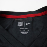 Atlanta Falcons Nike NFL On Field Short Sleeve Shirt Men's Dark Gray Used 2XL-TOPS-170409