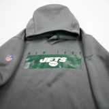 New York Jets Nike NFL On Field Therma-Fit Sweatshirt Men's Gray Used XXL TOPS-170093