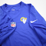 LA Rams Nike NFL On Field Long Sleeve Shirt Men's Blue Used L-TOPS-170709