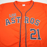 Houston Astros Houston Astros Game Jersey - Other Men's Orange Used XL JRSY-010533