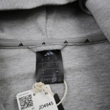 adidas Jacket Men's Gray New with Tags L TOPS-170299
