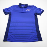Buffalo Bills Nike NFL On Field Dri-Fit Polo Men's Blue/Striped Used S-TOPS-170695