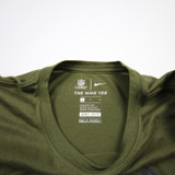 LA Rams Nike NFL On Field Long Sleeve Shirt Men's Olive Used L-TOPS-170561