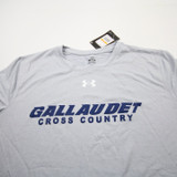Gallaudat Bison Under Armour Short Sleeve Shirt Men's Gray New-TOPS-170827