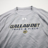 Gallaudat Bison Under Armour Long Sleeve Shirt Men's Gray Used L TOPS-170832