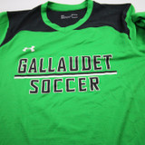 Gallaudat Bison Under Armour Long Sleeve Shirt Men's Green Used M TOPS-170849