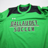 Gallaudat Bison Under Armour Long Sleeve Shirt Men's Green/Black Used-TOPS-170850