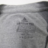 Rutgers Scarlet Knights adidas Creator Short Sleeve Shirt Men's Gray Used XXL TOPS-171033