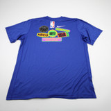 Nike NBA Authentics Dri-Fit Short Sleeve Shirt Men's Blue Used XLT TOPS-170902