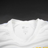 Los Angeles Chargers Nike Dri-Fit Short Sleeve Shirt Men's White Used 2XL-TOPS-171014
