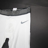 Nike Pro Compression Pants Men's White Used L PNTS-035290