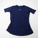adidas Short Sleeve Shirt Men's Navy Used-TOPS-171045