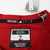Rutgers Scarlet Knights adidas Short Sleeve Shirt Men's Red Used L-TOPS-171141