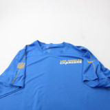 Los Angeles Chargers Nike Dri-Fit Short Sleeve Shirt Men's Blue Used 2XL-TOPS-171149
