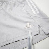 adidas Primeblue Athletic Shorts Women's Light Gray Used L SHOR-036944