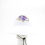 Baltimore Ravens New Era Bucket Hat Unisex White Used ML HATS-015843