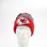 Kansas City Chiefs New Era Winter Hat Unisex Gray Used OSFM HATS-015816