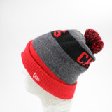 Kansas City Chiefs New Era Winter Hat Unisex Gray/Red Used OSFM-HATS-015816