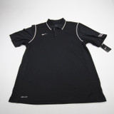 Nike Dri-Fit Polo Men's Black New with Tags L TOPS-171320