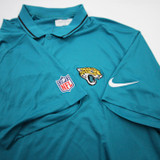 Jacksonville Jaguars Nike NFL On Field Polo Men's Teal/Black Used 3XL-TOPS-171311