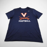 Virginia Cavaliers Nike Nike Tee Short Sleeve Shirt Men's Navy Used L TOPS-171292