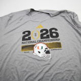 Miami Hurricanes adidas Aeroready Long Sleeve Shirt Men's New without Tags 4XL TOPS-171570