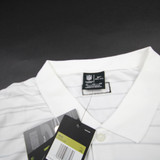 Jacksonville Jaguars Nike NFL On Field Polo Men's White/Striped New 4XL-TOPS-171295