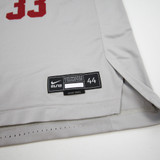 Stanford Cardinal Nike Elite Game Jersey - Basketball Men's Gray Used 44-JRSY-010583