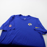 LA Rams Nike NFL On Field Dri-Fit Short Sleeve Shirt Men's Blue Used M TOPS-171655
