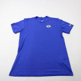 LA Rams Nike NFL On Field Dri-Fit Short Sleeve Shirt Men's Blue Used M TOPS-171655