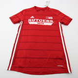 Rutgers Scarlet Knights adidas Short Sleeve Shirt Women's Multiple Sizes TOPS-171541