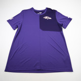 Baltimore Ravens Nike NFL On Field Dri-Fit Short Sleeve Shirt Men's Used L TOPS-171390