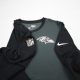 Baltimore Ravens Nike NFL On Field Dri-Fit Long Sleeve Shirt Men's Black Used L TOPS-171447