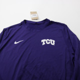 TCU Horned Frogs Nike Dri-Fit Long Sleeve Shirt Men's Multiple Sizes TOPS-171695