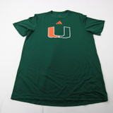Miami Hurricanes adidas Short Sleeve Shirt Men's Multiple Sizes TOPS-171957
