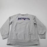New England Patriots Sport-Tek Sweatshirt Men's Gray Used L TOPS-171789