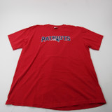 New England Patriots Comfort Colors Short Sleeve Shirt Men's Red Used 2XL-TOPS-171900