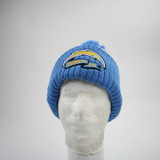 Los Angeles Chargers New Era Winter Hat Unisex Light Blue Used ML HATS-015984