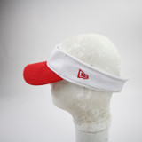 Kansas City Chiefs New Era Visor Unisex White/Red Used OSFM-HATS-015968