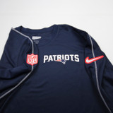 New England Patriots Nike NFL On Field Dri-Fit Long Sleeve Shirt Men's Used Navy XL-TOPS-171970