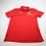 Utah Utes Under Armour Polo Men's Red Used L TOPS-172145