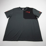 New England Patriots Nike NFL On Field Dri-Fit Short Sleeve Shirt Men's Used Gray XL-TOPS-172157