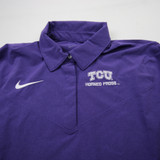 TCU Horned Frogs Nike Polo Women's Purple New without Tags Multiple Sizes TOPS-172450