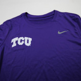 TCU Horned Frogs Nike Long Sleeve Shirt Men's Purple New without Tags M TOPS-172451