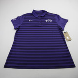 TCU Horned Frogs Nike Polo Women's Purple New with Tags Multiple Sizes TOPS-172425