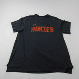 Virginia Tech Hokies Nike Short Sleeve Shirt Men's Black Used XL-TOPS-172302